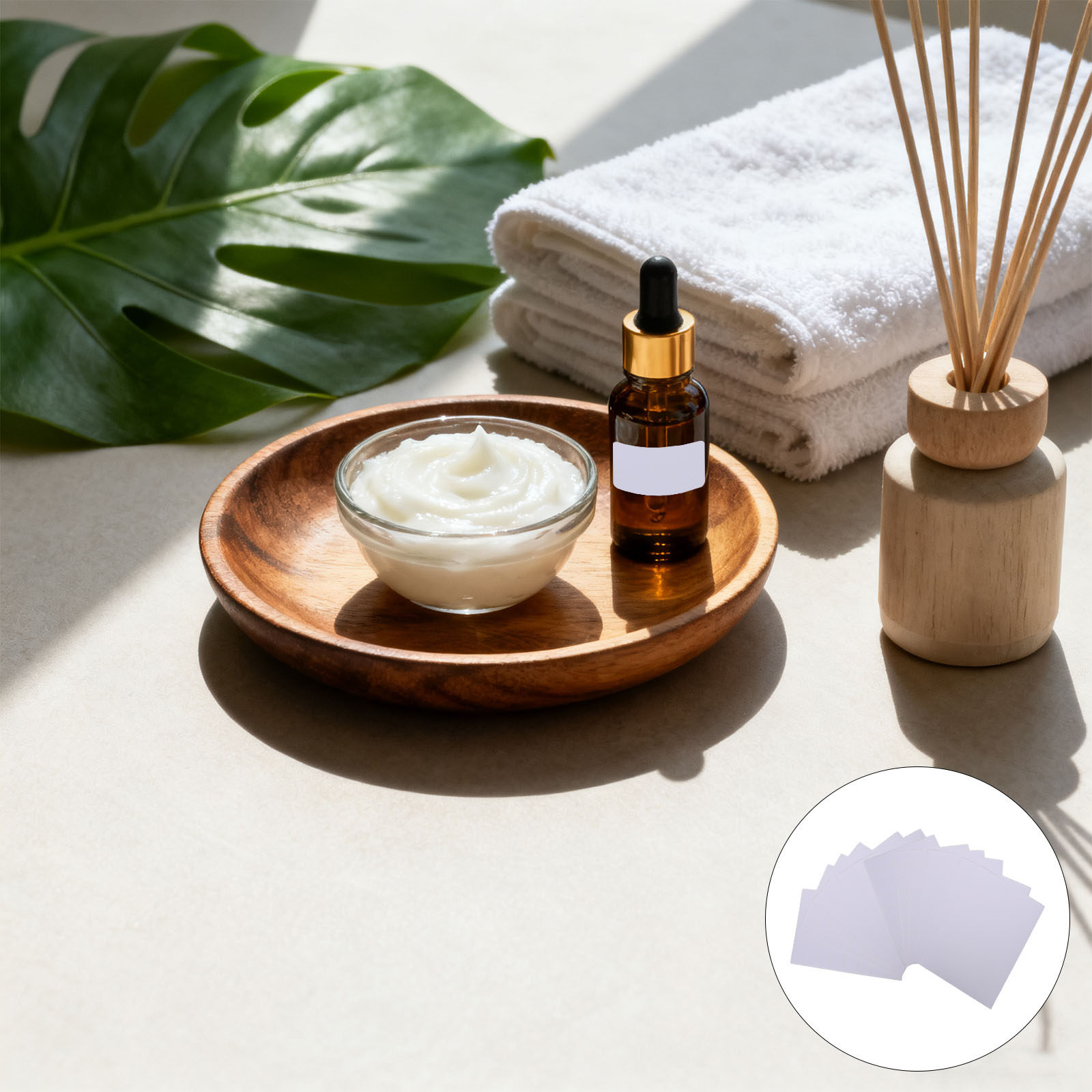 Essential Oils - 600개들이, 인쇄 가능한 빈 라벨 스티커,